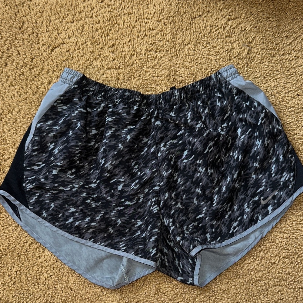 Women's Black and Gray Nike Running Shorts